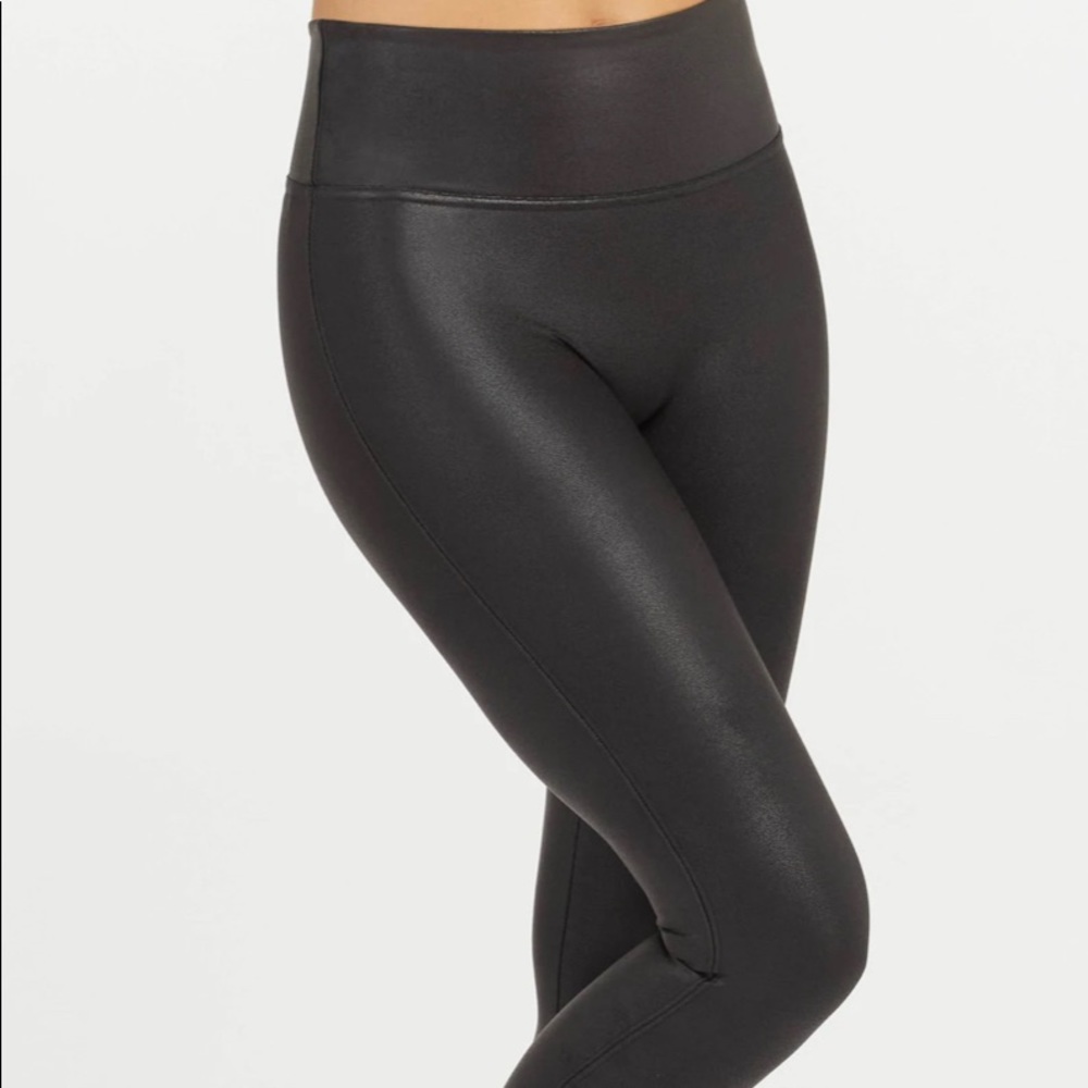 Spanx faux leather leggings